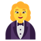 Woman in Tuxedo emoji on Microsoft